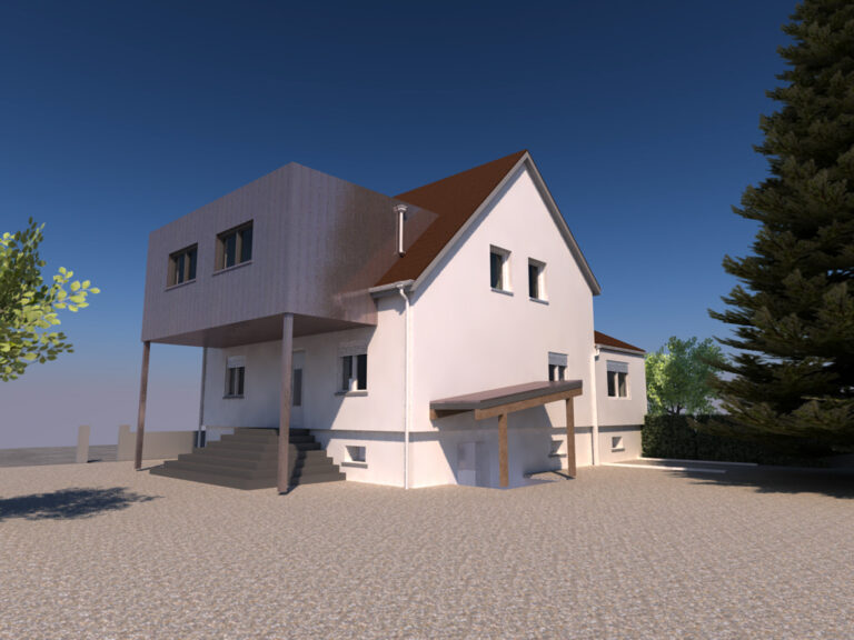 Projet agrandissement maison Belfort avec Galista