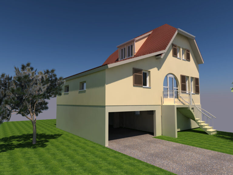 Projet agrandissement maison Colmar avec Galista